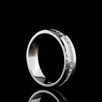14K White Gold Half Eternity Band with Channel Set Princess Cut Lab Diamonds - 1.04 Carat Total Diamond Weight - Covaloro Fine Jewelry