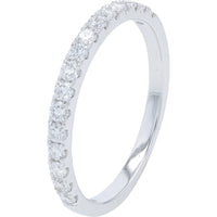 14K White Gold Halo Bridal Set with 6.00 Carat Oval Pink Lab Grown Diamond and 1.00 Carat Round White Diamond Accents - 7.00 Carat Total Diamond Weight