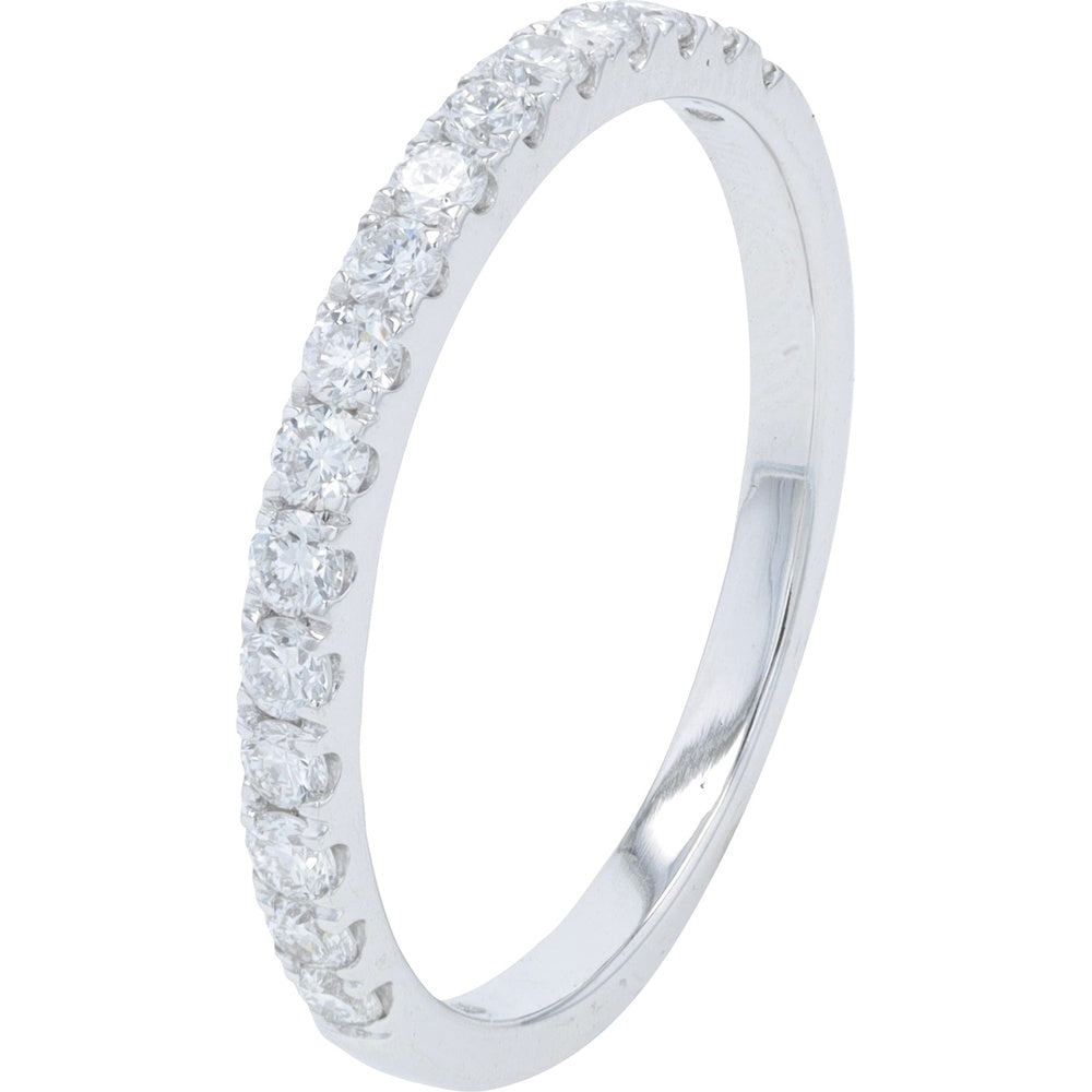 14K White Gold Halo Bridal Set with 6.00 Carat Oval Pink Lab Grown Diamond and 1.00 Carat Round White Diamond Accents - 7.00 Carat Total Diamond Weight