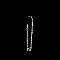 14K White Gold Heart Shape Tennis Bracelet with Brilliant Round and Heart Lab Diamonds - 8.20 Carats Total Diamond Weight - Covaloro Fine Jewelry