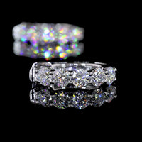 14K White Gold Huggie Earrings with Prong-Set Round Lab Diamonds - 1.00 Carat Total Weight (0.50 Carats Each) - Covaloro Fine Jewelry