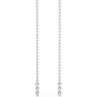 14K White Gold Lab Diamond Earrings - 2.22 Carat Total Weight by Robinson's Jewelers