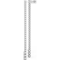 14K White Gold Lab Diamond Earrings - 2.22 Carat Total Weight by Robinson's Jewelers