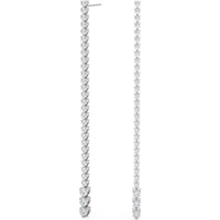 14K White Gold Lab Diamond Earrings - 2.22 Carat Total Weight by Robinson's Jewelers