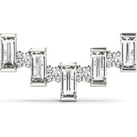 14K White Gold Lab Diamond Necklace - 0.63 Carat Total Weight by Robinson's Jewelers