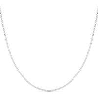 14K White Gold Lab Diamond Necklace - 5.25 Carat Total Weight by Robinson's Jewelers