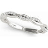 14K White Gold Lab Diamond Wedding Band - 0.20 Carat Total Weight - Size 7 by Robinson's Jewelers