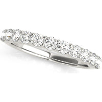 14K White Gold Lab Diamond Wedding Band - Size 7 by Robinson's Jewelers