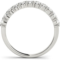 14K White Gold Lab Diamond Wedding Band - Size 7 by Robinson's Jewelers