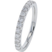 14K White Gold Lab Grown Diamond Bridal Set with 4-Prong Round Center and Matching Diamond Band - 2.00 Carat Total Diamond Weight