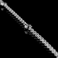 14K White Gold Lariat Necklace with 1.02 Carat Emerald Cut Lab Diamond and 0.41 Carat Brilliant Cut Lab Diamonds - 1.43 Carat Total Weight - Covaloro Fine Jewelry