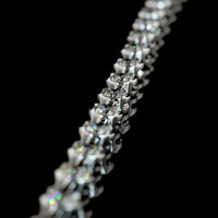 14K White Gold Lariat Necklace with 67 Round Brilliant Cut Lab-Grown Diamonds - 8.60 Carat Total Diamond Weight - Covaloro Fine Jewelry