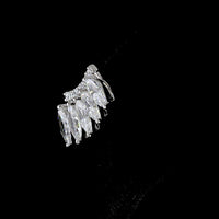 14K White Gold Marquise and Round Diamond Crawler Earrings - 1.27 Carat Total Weight Lab Diamonds - E-F VS Clarity - Covaloro Fine Jewelry