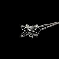 14K White Gold Marquise Cut Diamond Four-Leaf Pendant Necklace - 2.06 Carat Total Weight, E-F Color, VS+ Clarity Natural Diamonds - Covaloro Fine Jewelry