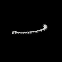 14K White Gold Marquise Cut Lab Diamond Tennis Bracelet - 11.19 Total Carat Weight with Bezel Setting and E-F VVS2 Clarity - Covaloro Fine Jewelry