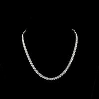 14K White Gold Marquise Cut Lab Diamond Tennis Necklace - 21.42 Carats Total Diamond Weight, E-F Color VS2 Clarity, 108 Stones - Covaloro Fine Jewelry
