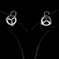 14K White Gold Martini-Set Round Lab Diamond Stud Earrings - 15.25 Carat Total Weight, E-F Color, VS1 Clarity, GIA Certified - Covaloro Fine Jewelry