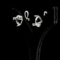 14K White Gold Martini-Set Round Lab Diamond Stud Earrings - 15.25 Carat Total Weight, E-F Color, VS1 Clarity, GIA Certified - Covaloro Fine Jewelry