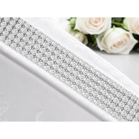 14K White Gold Multi-Row Tennis Bracelet with Round Diamonds - 6.50 Carat Total Diamond Weight - Royal Jewelry