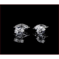 14K White Gold North-South Marquise Cut Lab Diamond Stud Earrings - 1.91 Carat Total Weight (E-F VS2) - Covaloro Fine Jewelry