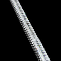 14K White Gold Oval Cut Lab Diamond Tennis Bracelet - 7.00 Carats Total Diamond Weight, 61 Stones E-F Color VS2 Clarity - Covaloro Fine Jewelry