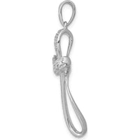 14K White Gold Pavé Diamond Cross Pendant - 1/5 Carat Total Diamond Weight by Monteluci Fine Jewelry