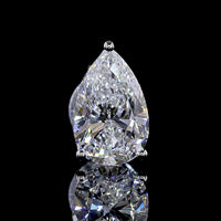 14K White Gold Pear Shape Lab Diamond Martini Stud Earrings - 1.62 Carat Total Weight, E-F Color VS1 Clarity - Covaloro Fine Jewelry