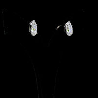 14K White Gold Pear-Shape Lab Diamond Stud Earrings - 4.51 Carats Total Weight (E-F Color, VVS2 Clarity) - Covaloro Fine Jewelry