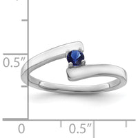 14K White Gold Polished 1-Stone Mother's Ring Mounting by Monteluci Fine Jewelry