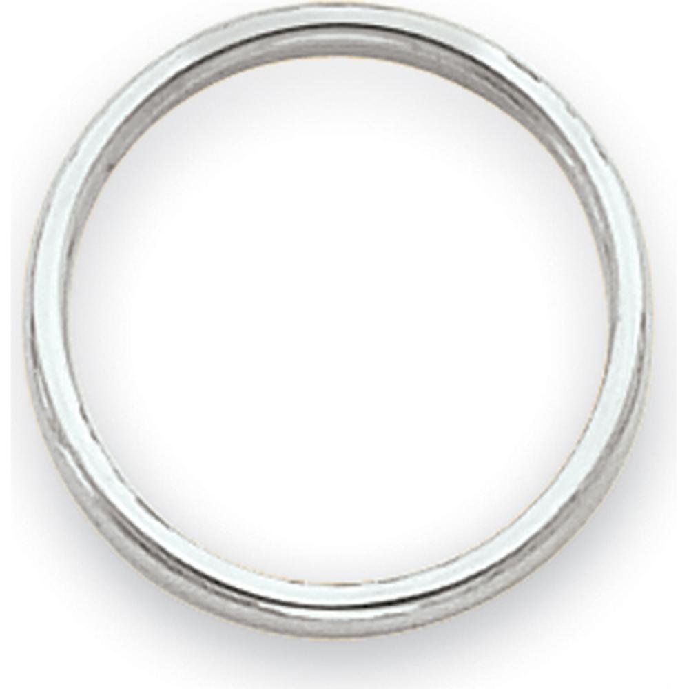 14K White Gold Polished 2mm Stackable Band - Women's Wedding Band by 0