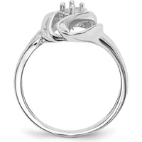 14K White Gold Polished Solitaire Ring with Blue Sapphire - 1.00 Carat Total Gemstone Weight by Monteluci Fine Jewelry