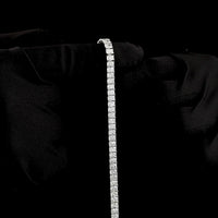 14K White Gold Radiant Cut Lab Diamond Tennis Bracelet - 27.32 Carat Total Weight with 102 Stones - Covaloro Fine Jewelry