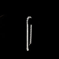 14K White Gold Riviera Bracelet with Graduated Round Lab Diamonds - 10.51 Carats Total Diamond Weight - Covaloro Fine Jewelry