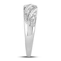 14K White Gold Round Diamond Bridal Ring Set - 1/3 Carat Total Diamond Weight
