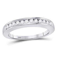 14K White Gold Round Diamond Bridal Ring Set - 1/4 Carat Total Diamond Weight