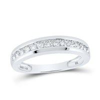 14K White Gold Round Diamond Bridal Ring Set - 1 and 1/2 Carat Total Diamond Weight