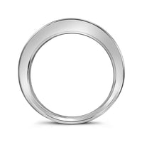 14K White Gold Round Diamond Bridal Ring Set - 1 Carat Total Diamond Weight