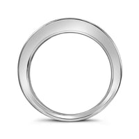 14K White Gold Round Diamond Bridal Ring Set - 1 Carat Total Diamond Weight