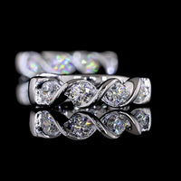14K White Gold Round Diamond Huggie Earrings with Half-Bezel Setting - 0.41 Carats Total Diamond Weight (E-F Color, VS Clarity, Lab-Grown) - Covaloro Fine Jewelry