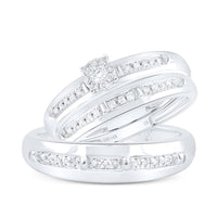 14K White Gold Round Diamond Ring - 1/4 Carat Total Diamond Weight