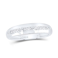 14K White Gold Round Diamond Ring - 1/4 Carat Total Diamond Weight