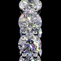 14K White Gold Round Huggie Earrings with 12 Brilliant Cut Lab Grown Diamonds - 5.18 Carat Total Diamond Weight - Covaloro Fine Jewelry