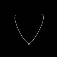 14K White Gold Round Solitaire Pendant with 1.53 Carat Lab Grown D VVS2 Diamond - GIA Certified - Covaloro Fine Jewelry