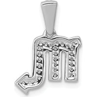 14K White Gold Scorpio Zodiac Pendant with Round Diamonds - 0.035 Carat Total Diamond Weight by Monteluci Fine Jewelry