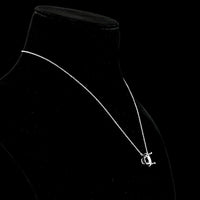 14K White Gold Solitaire Pendant with 7.14 Carat Round Brilliant Cut Lab Diamond - E-F VS2 GIA Certified - Covaloro Fine Jewelry