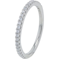 14K White Gold Split-Shank Bridal Set with 5.00 Carat Round Lab Grown Diamond and 0.60 Carat Side Stones - 5.60 Carat Total Diamond Weight