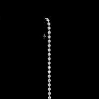 14K White Gold Station Bracelet with Bezel and Prong Set Round Lab Diamonds - 3.91 Carat Total Weight - Covaloro Fine Jewelry
