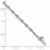 14K White Gold Tennis Bracelet with 24 Round Diamonds - 1.4 Carat Total Diamond Weight by Monteluci Fine Jewelry