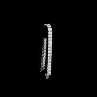 14K White Gold Tennis Bracelet with 34 Radiant Cut Lab Diamonds - 26.41 Carats Total Diamond Weight, E-F Color VS1 Clarity - Covaloro Fine Jewelry