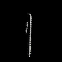 14K White Gold Tennis Bracelet with 37 Brilliant Cut Round Lab Diamonds - 10.98 Carat Total Weight (E-F Color, VS Clarity) - Covaloro Fine Jewelry